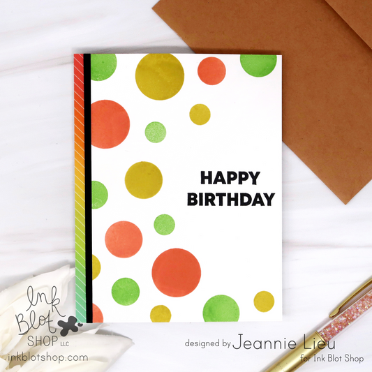 Dotted Happy Birthday Card