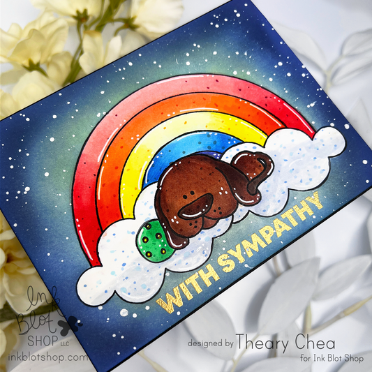 Rainbow Bridge Pet Sympathy Card