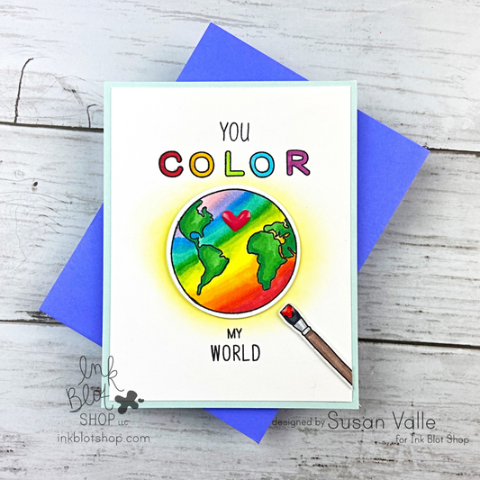 You COLOR My World Card