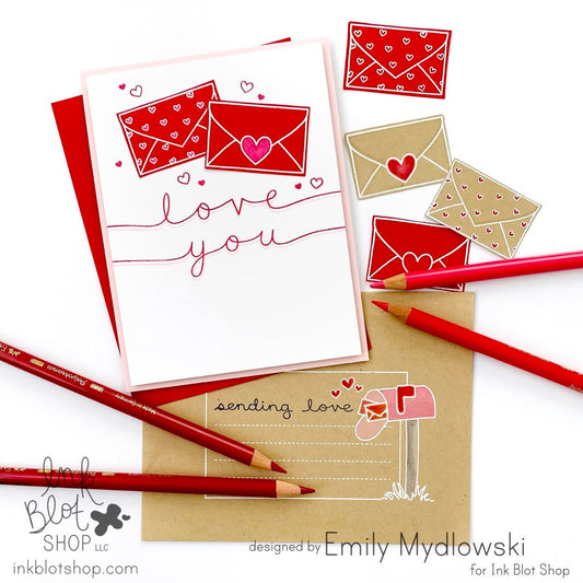 Valentine’s Day Love Notes Envelope & Card Set