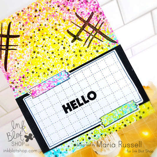 HELLO Card (made from an envelope!)