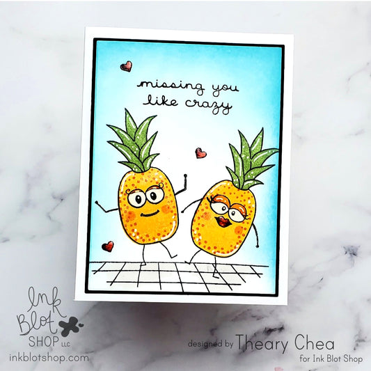 Crazy Pineapples Card