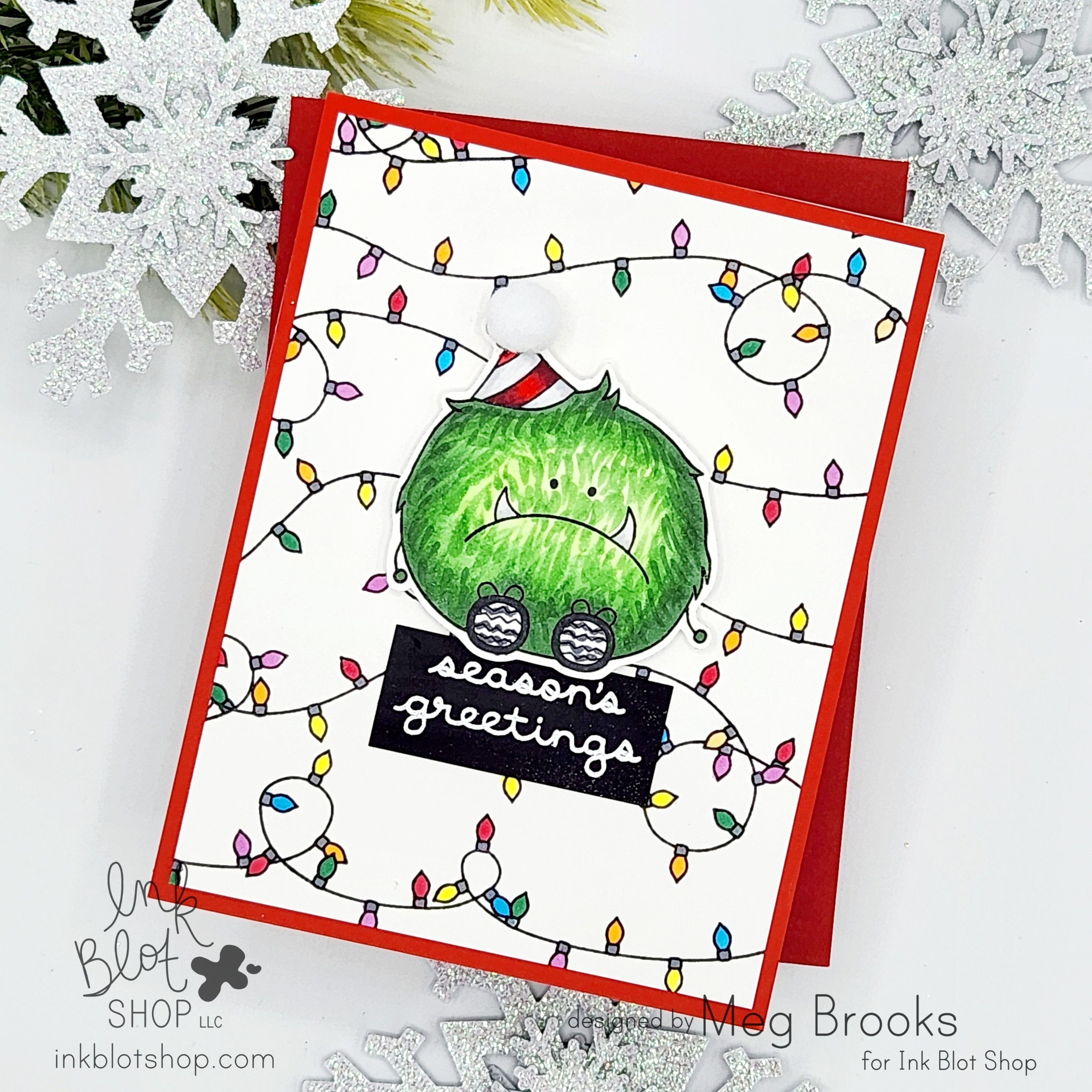 Season's Greetings (Christmas Monster) – Ink Blot Shop LLC