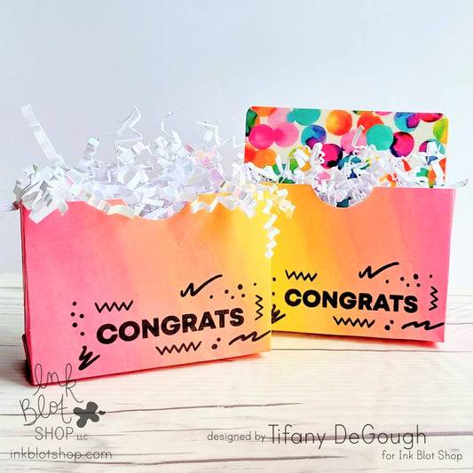 Mini Treat Bag from an Envelope :: Ink Blot Shop Tutorial