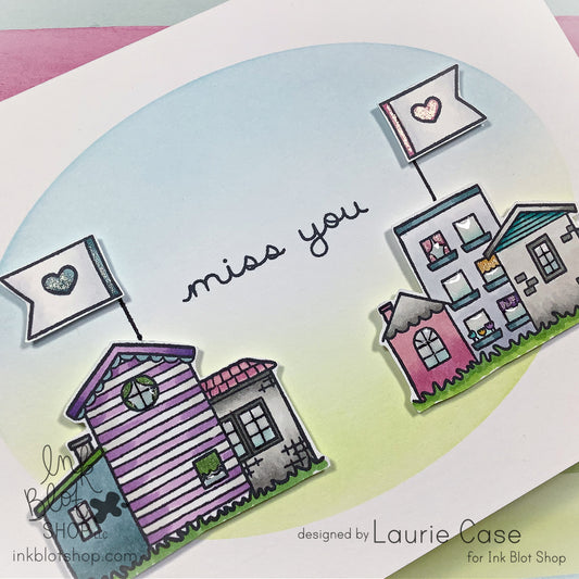 Clean and Simple Miss You Card