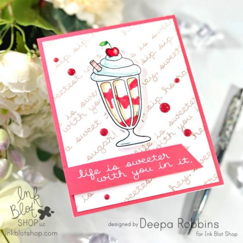 Hot & Cold Drinks :: 6x8 Clear Stamp Set