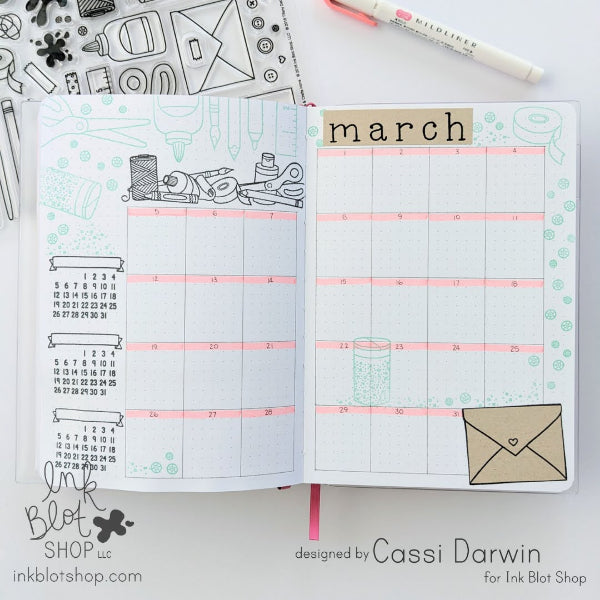 Envelope Mail Art :: 6x8 Clear Stamp Set