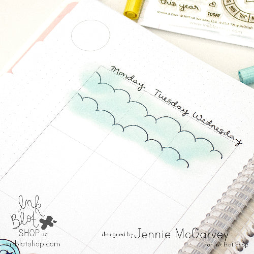Months & Days (Calendar Builder) :: 4x6 Clear Stamp Set