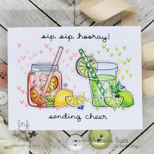 Hot & Cold Drinks :: 6x8 Clear Stamp Set