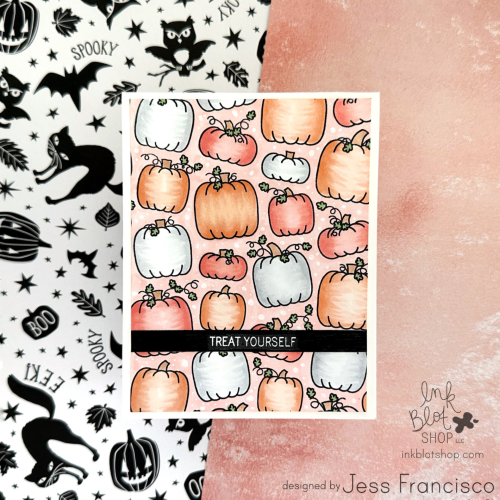 Plenty of Pumpkins Background :: 6x6 Clear Stamp