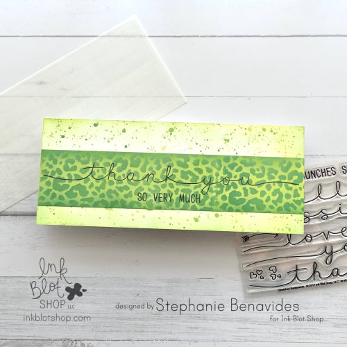 Slimline Alignment Guide - Quarter Inch Grid (3-pack) :: 3.5x8.5 Stencil