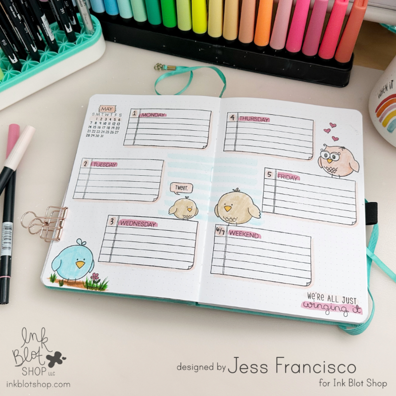 Clearance: Planner & Calendar Stamps Plan it Out