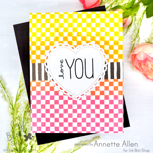 Checkerboard Background :: 6x6 Clear Stamp