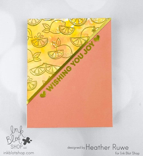 Citrus Squeeze Background :: 6x6 Clear Stamp