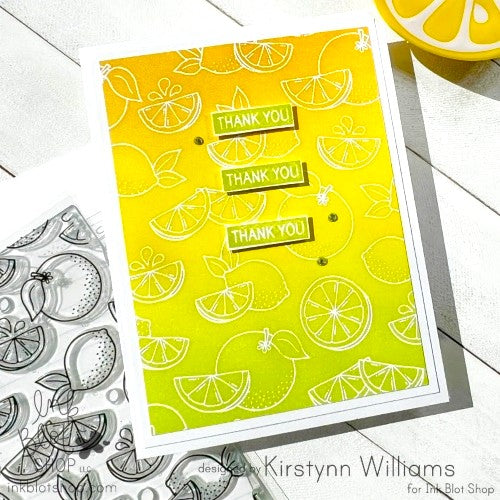 Citrus Squeeze Background :: 6x6 Clear Stamp