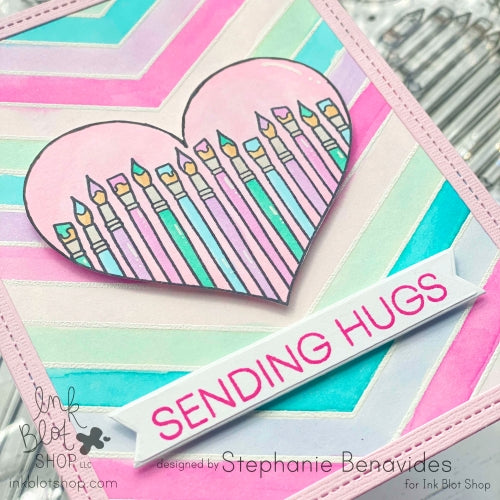 Crafty Hearts :: 6x8 Clear Stamp Set