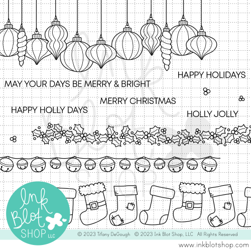 Festive Borders :: 6x6 Clear Stamp Set