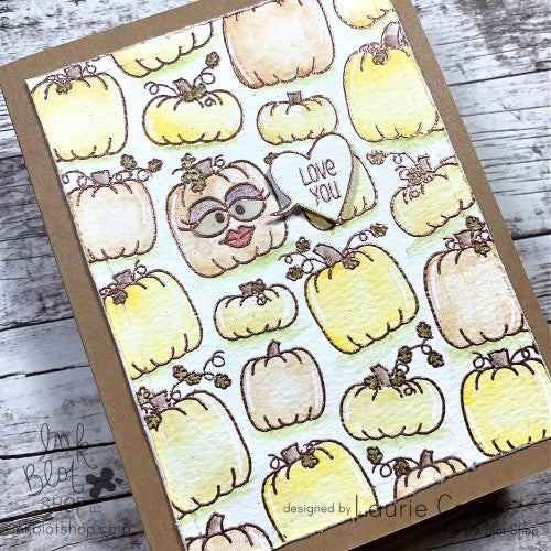 Plenty of Pumpkins Background :: 6x6 Clear Stamp