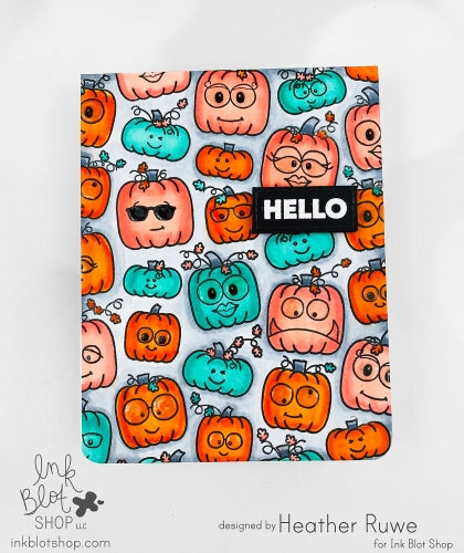 Plenty of Pumpkins Background :: 6x6 Clear Stamp