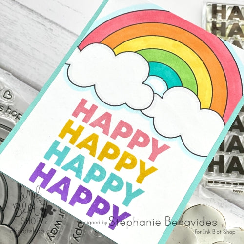Giant Rainbow :: 4x6 Clear Stamp Set