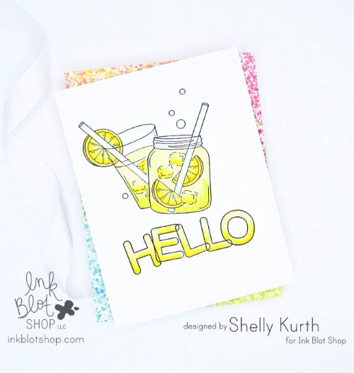 Outline Greetings :: 6x8 Clear Stamp Set