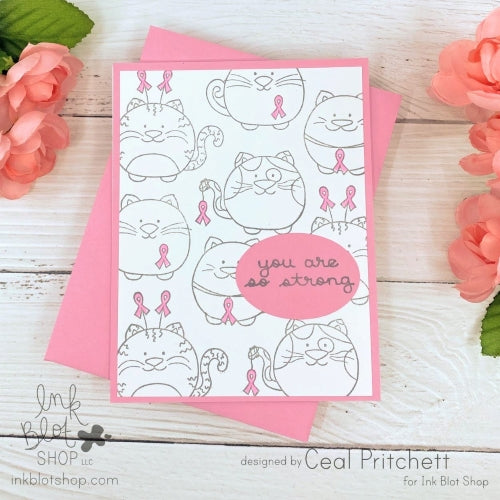 Awareness Cats :: 4x6 Clear Stamp Set