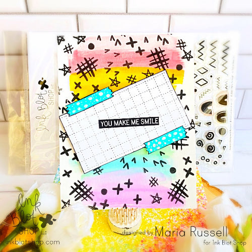 Tag & Tape Address Blocks :: 4x8 Clear Stamp Set