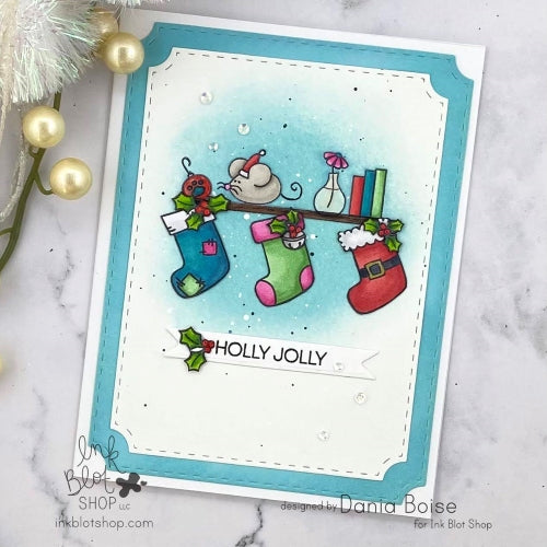 Festive Borders :: 6x6 Clear Stamp Set