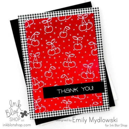 Very Cherry Background :: 6x6 Clear Stamp