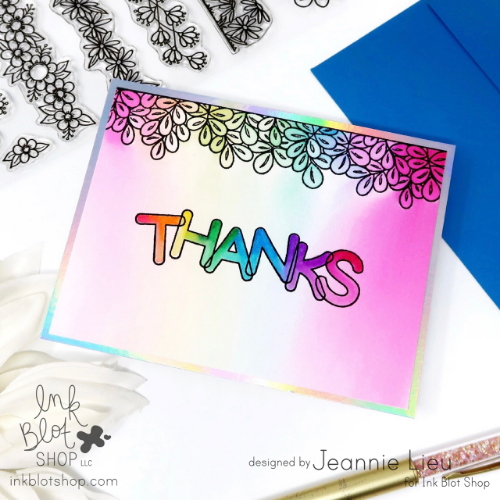 Outline Greetings :: 6x8 Clear Stamp Set