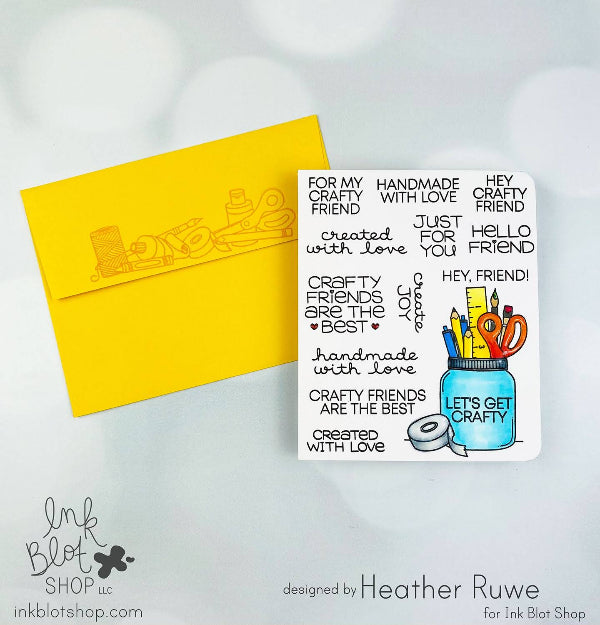 Envelope Mail Art :: 6x8 Clear Stamp Set