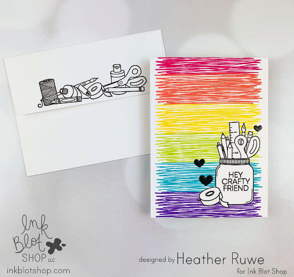 Envelope Mail Art :: 6x8 Clear Stamp Set