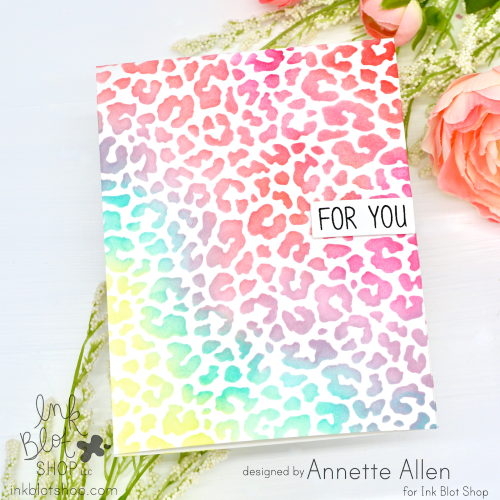 Leopard Print :: 6x6 Stencil