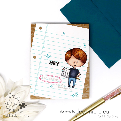 Lined Paper Background :: 6x6 Clear Stamp