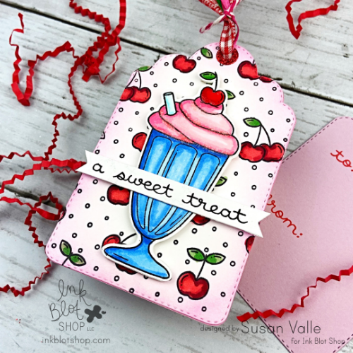 Very Cherry Background :: 6x6 Clear Stamp