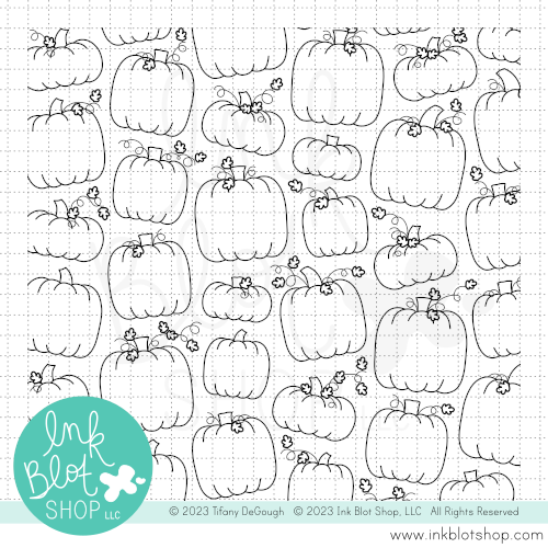 Plenty of Pumpkins Background :: 6x6 Clear Stamp