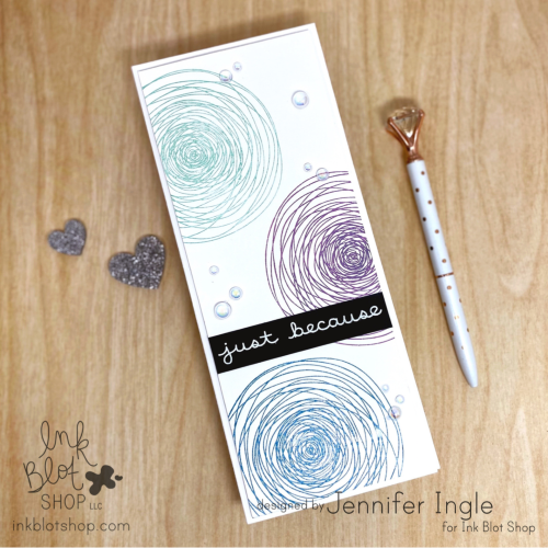 Scribble Circle :: 4x4 Clear Stamp Set
