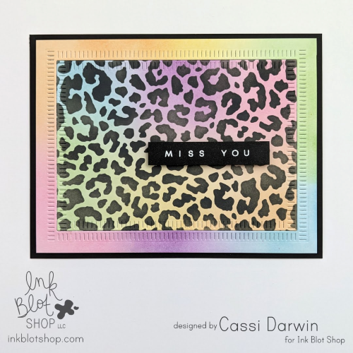 Leopard Print :: 6x6 Stencil