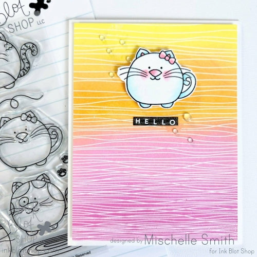 String It Out Background :: 6x6 Clear Stamp Set