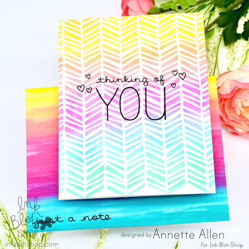 Wild Hatch Herringbone :: 6x6 Stencil