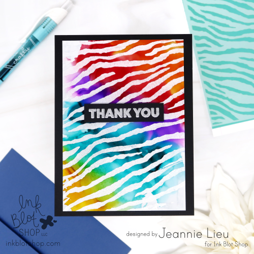 Zebra Print :: 6x6 Stencil