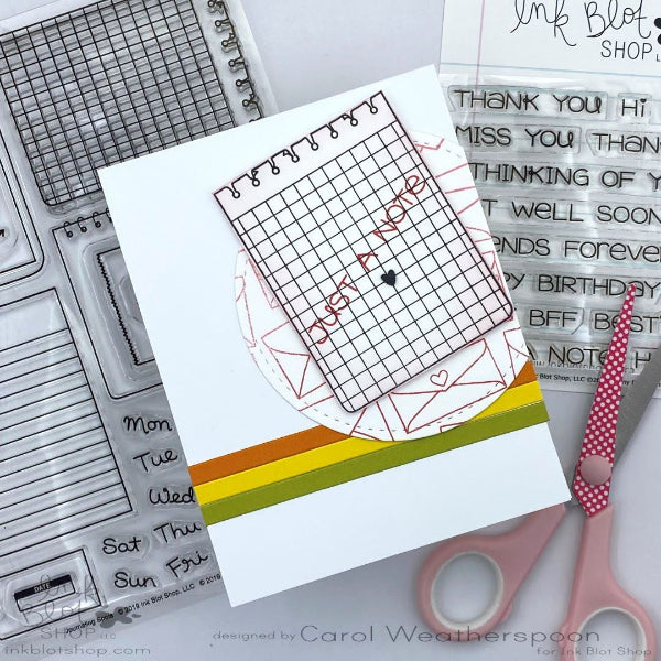 Journaling Spots :: 6x8 Clear Stamp Set