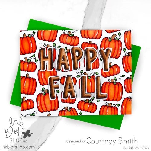 Plenty of Pumpkins Background :: 6x6 Clear Stamp