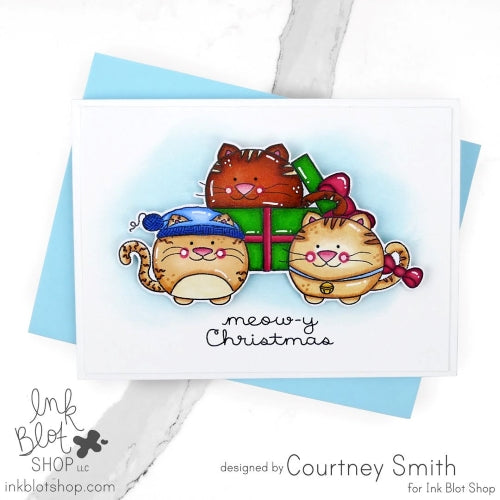 Christmas Cats :: 6x8 Clear Stamp Set