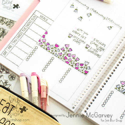 Track It (Calendar Builder) :: 4x6 Clear Stamp Set