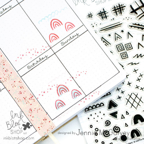 Months & Days (Calendar Builder) :: 4x6 Clear Stamp Set