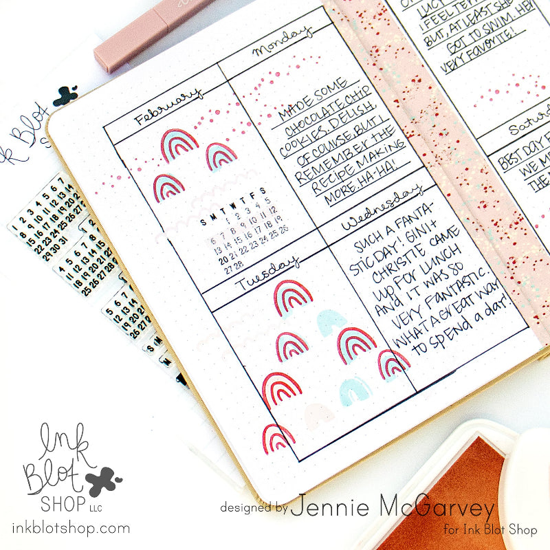Months & Days (Calendar Builder) :: 4x6 Clear Stamp Set