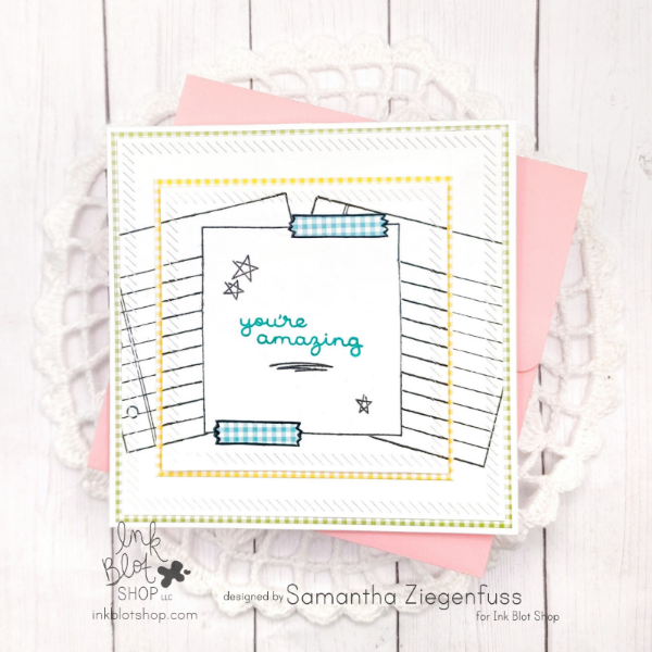 Little Notes :: 6x8 Clear Stamp Set