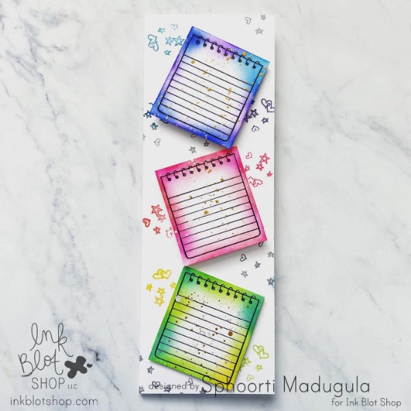 Little Notes :: 6x8 Clear Stamp Set