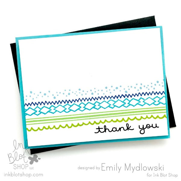 Accent Borders :: 4x6 Clear Stamp Set